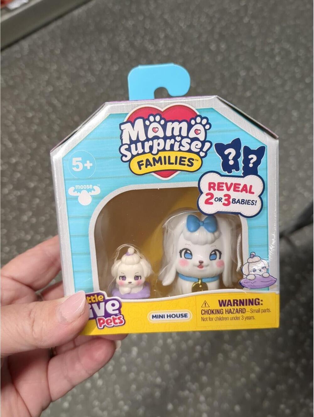 NEW, Little Live Pets Mama Surprise Families MALTESE Family MINI HOUSE